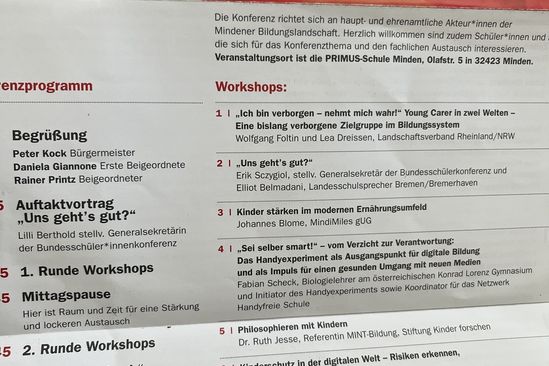 Programm der Bildungskonferenz